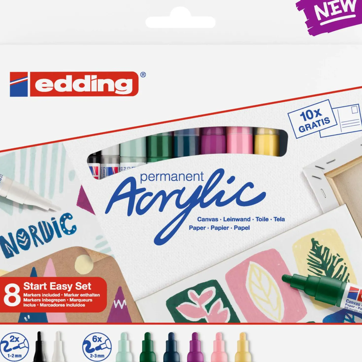 edding® permanent Acrylic-Sets