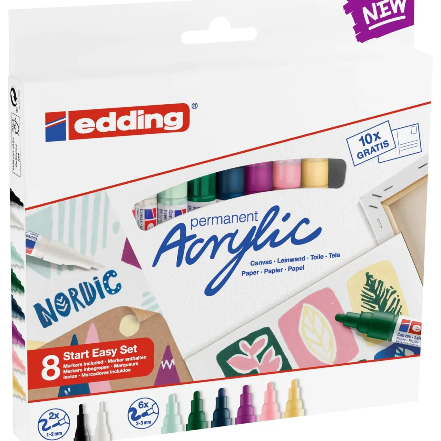 edding® permanent Acrylic-Sets