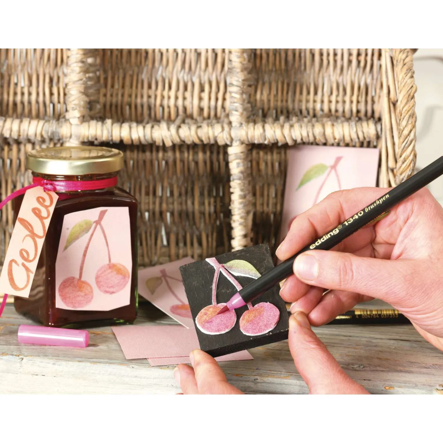 edding® 1340 Pinselstift Lettering Starter-Set