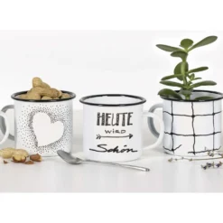 Emailletasse, Bastelset