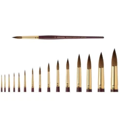ESCODA® Reserva Kolinsky Rotmarderhaar Aquarellpinsel, Serie 1212