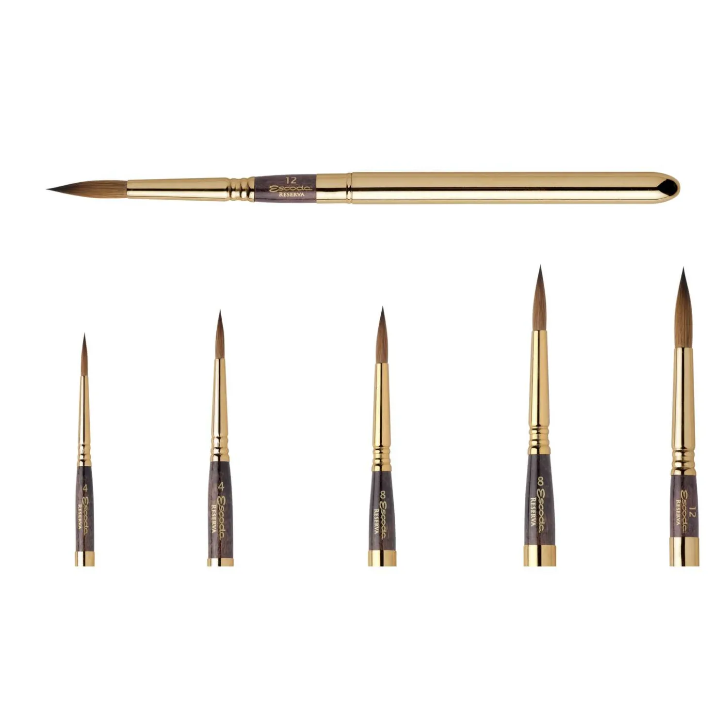 ESCODA® Reserva Kolinsky Taschenpinsel, Serie 1214