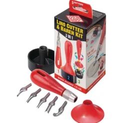 ESSDEE 3 in 1 Linol-Schneide-Set