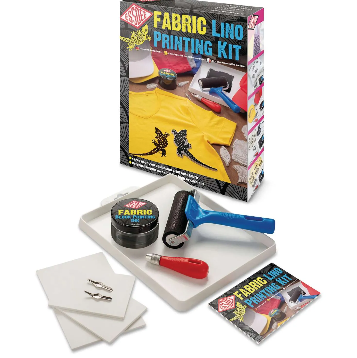 ESSDEE Linoldruck Textilfarben-Set