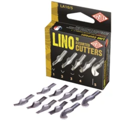 ESSDEE Linolmesser 10er-Sortiment, Typ 1 - 5
