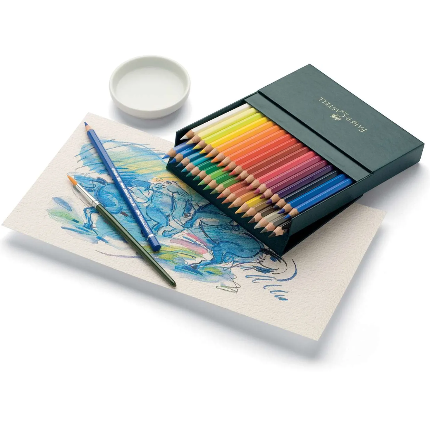 FABER-CASTELL Albrecht Dürer Atelierbox Künstler-Aquarellstifte
