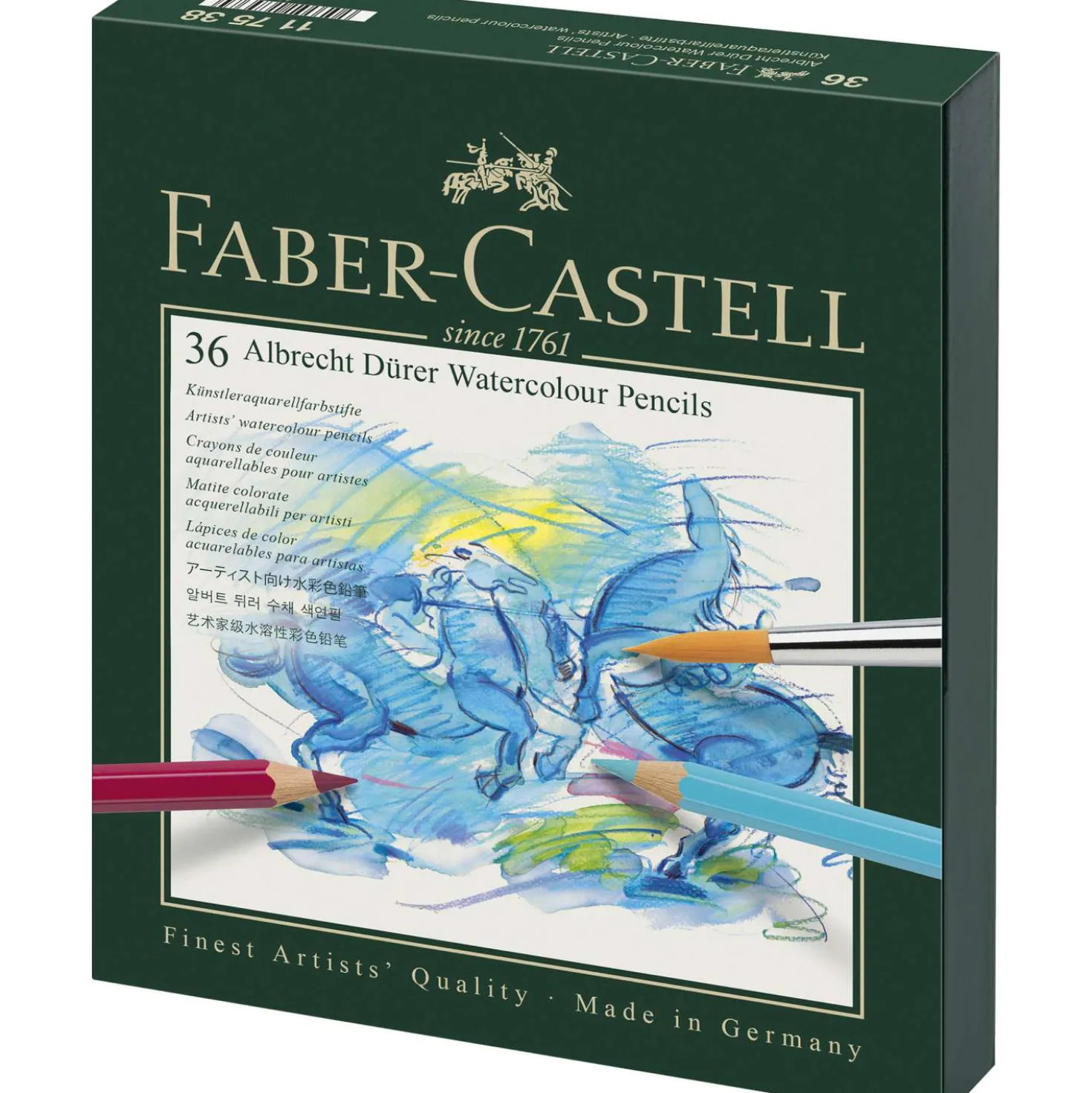 FABER-CASTELL Albrecht Dürer Atelierbox Künstler-Aquarellstifte