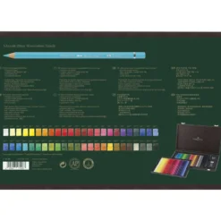 FABER-CASTELL Albrecht Dürer Künstler-Aquarellstifte Holzkoffer plus Accessoires