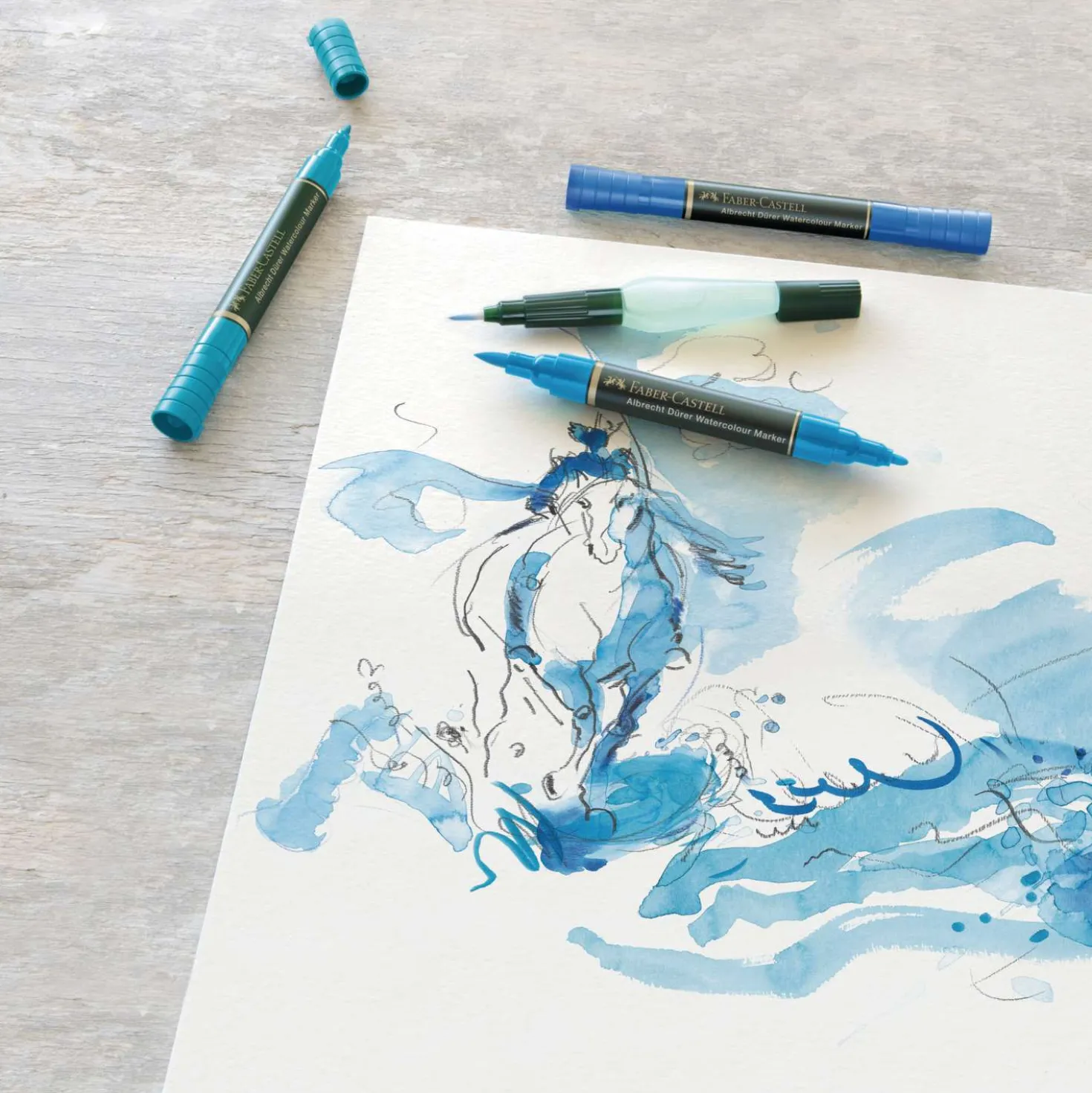 FABER-CASTELL Albrecht Dürer Watercolour Marker 5er-Sets