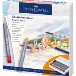 FABER-CASTELL Aquarellstifte Goldfaber Aqua, 38er Set