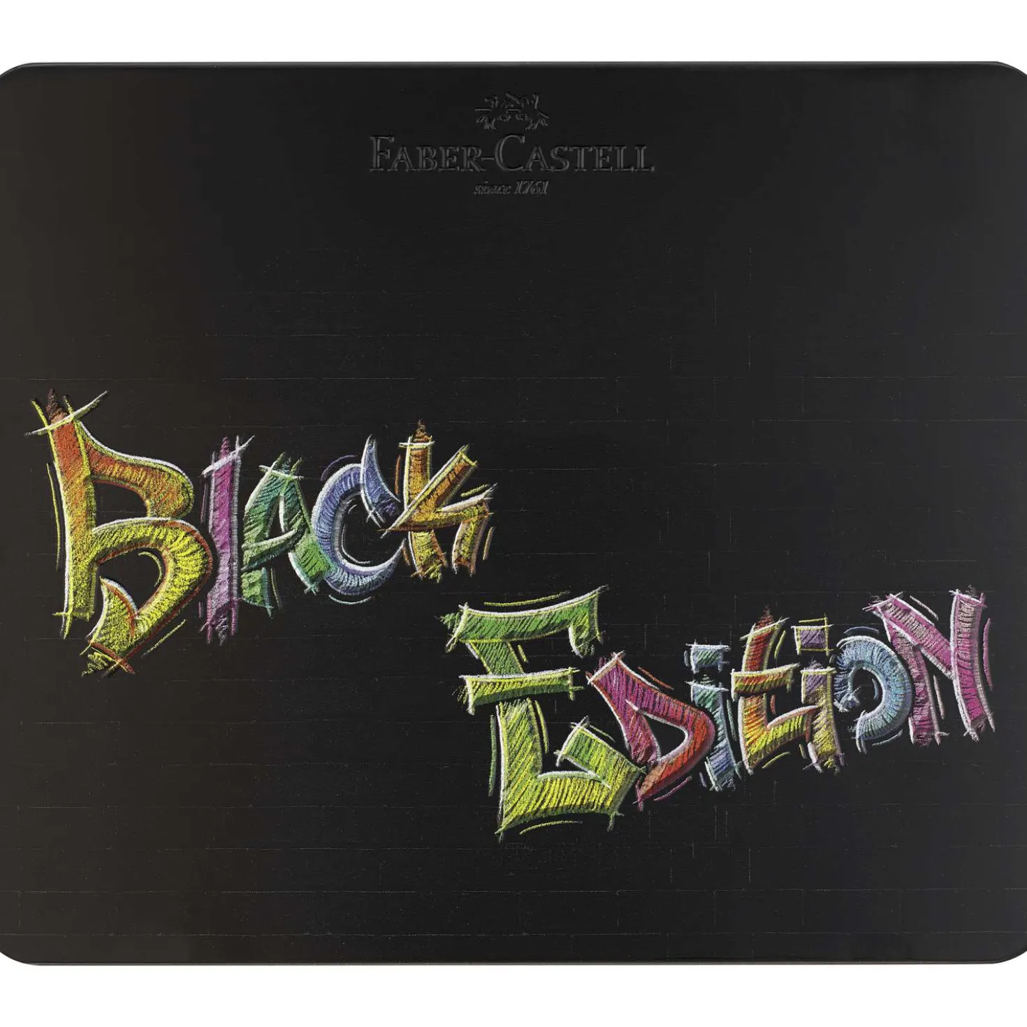 FABER-CASTELL Black Edition Buntstifte, 100er-Metalletui