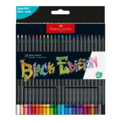 FABER-CASTELL Black Edition, Buntstifte, Kartonetuis