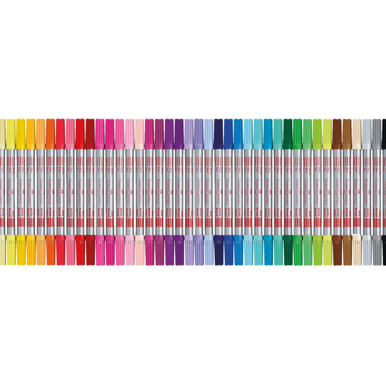 FABER-CASTELL Black Edition, Brush Soft Pen 50er Set
