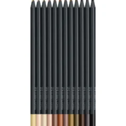 FABER-CASTELL Black Edition Skin Tones, Buntstifte im Karton-Etui