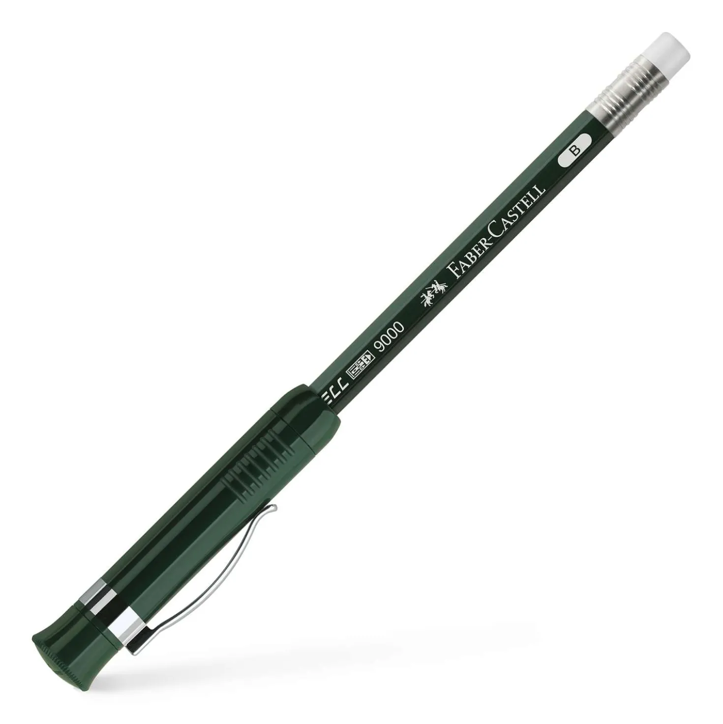 FABER-CASTELL Bleistift CASTELL® 9000 PERFECT mit integriertem Spitzer