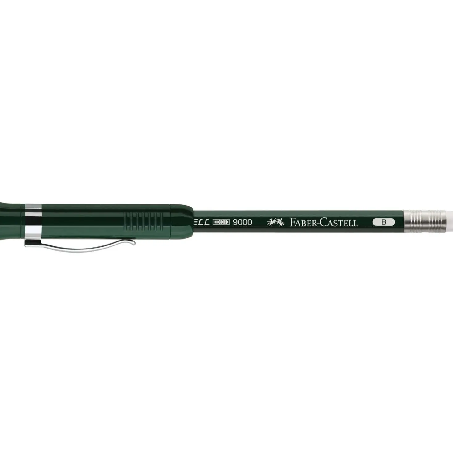 FABER-CASTELL Bleistift CASTELL® 9000 PERFECT mit integriertem Spitzer