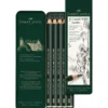 FABER-CASTELL Bleistift 9000 JUMBO im Metall-Etui