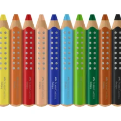 FABER-CASTELL Buntstifte Grippy, 10er-Set