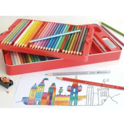 FABER-CASTELL Buntstift 60er-Set im Metalletui