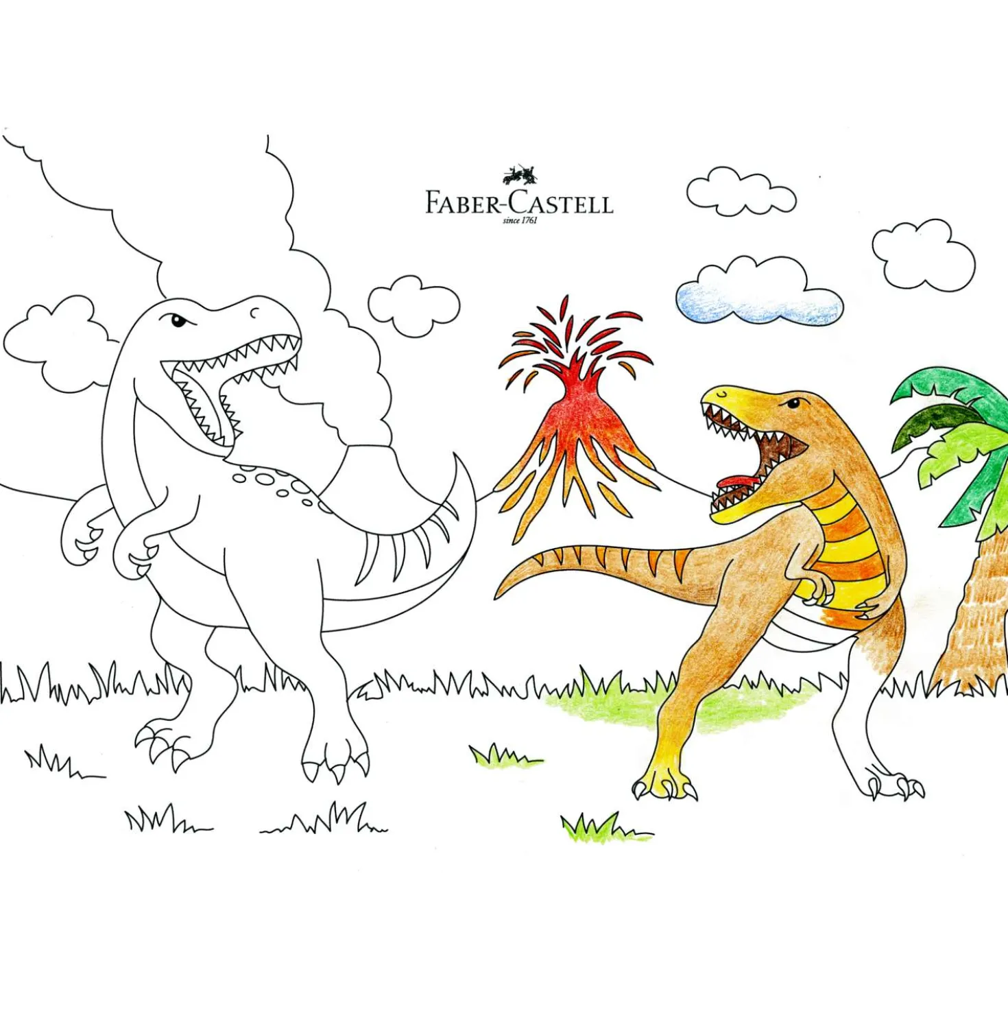 FABER-CASTELL Colour Grip Special Edition Dino, Set
