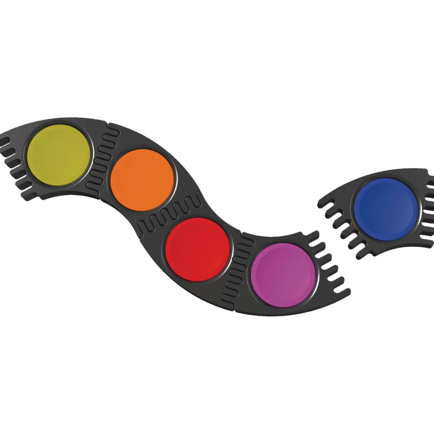 FABER-CASTELL CONNECTOR Farbkasten 12 Farben inkl. Deckweiß