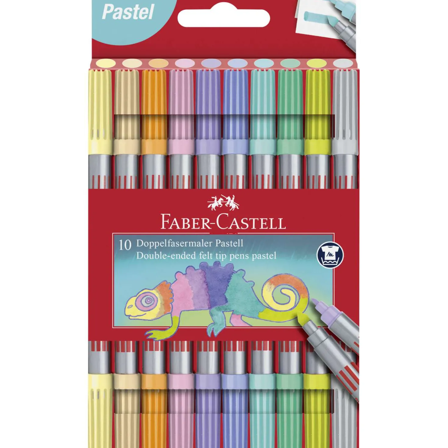 FABER-CASTELL Doppelfasermaler Pastell