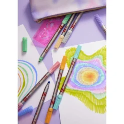 FABER-CASTELL Doppelfasermaler Pastell