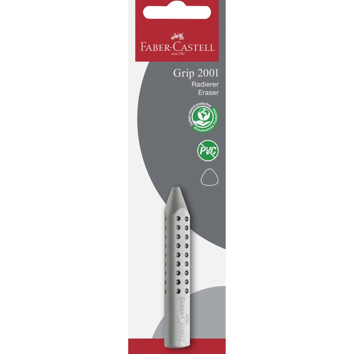 FABER-CASTELL Dreikantradierer GRIP 2001