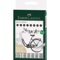 FABER-CASTELL ECCO-PIGMENT 8er Set bicycle
