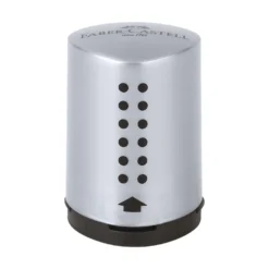 FABER-CASTELL Einfachspitzdose GRIP 2001 Mini, silber