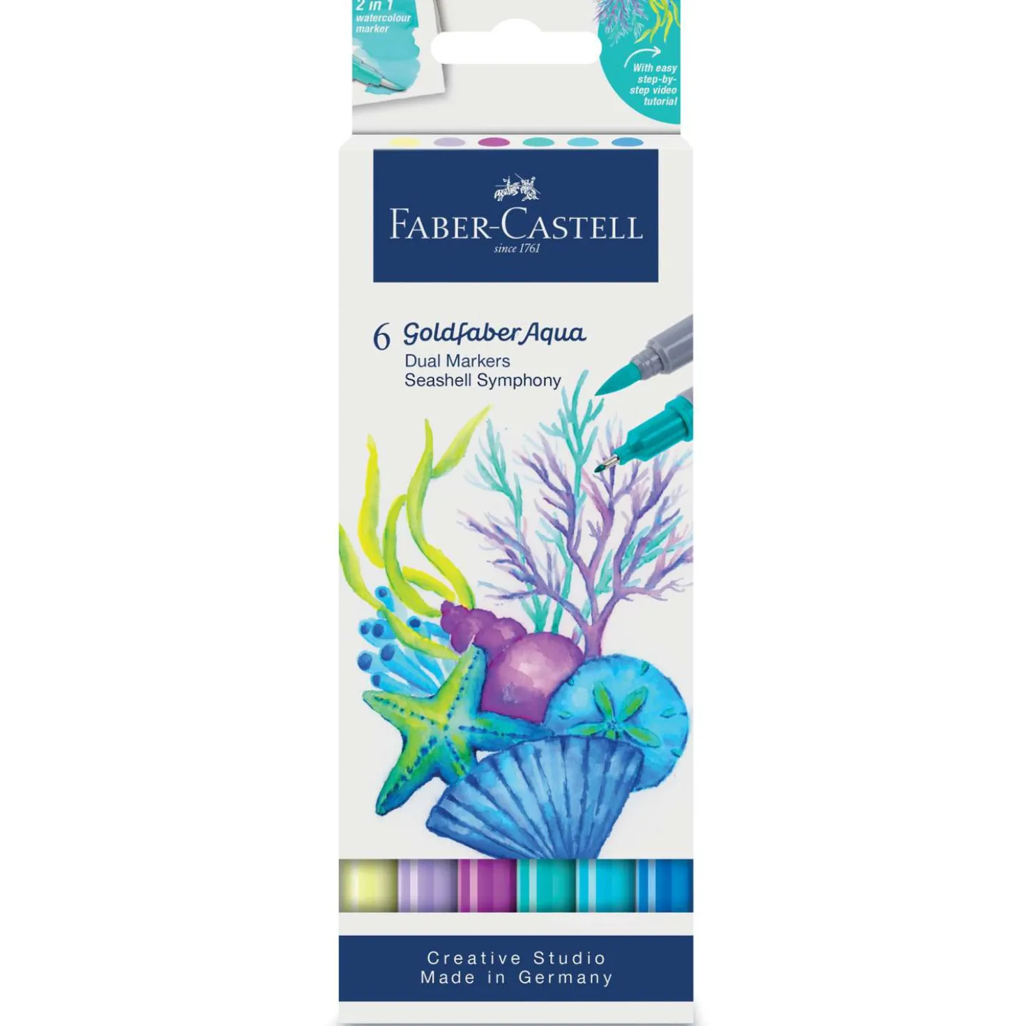 FABER-CASTELL Goldfaber Aqua Dual Marker''Tropical Escapes Collection''