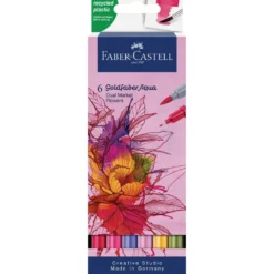 FABER-CASTELL Goldfaber Aqua Dual Marker 6er-Set