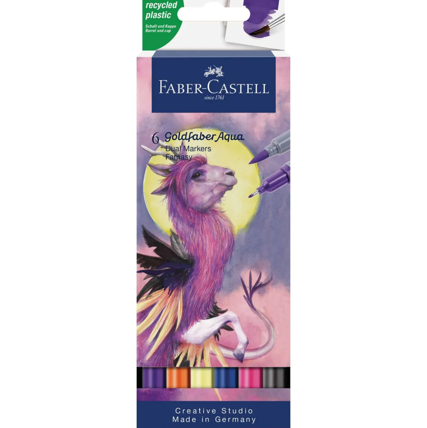 FABER-CASTELL Goldfaber Aqua Dual Marker 6er-Set
