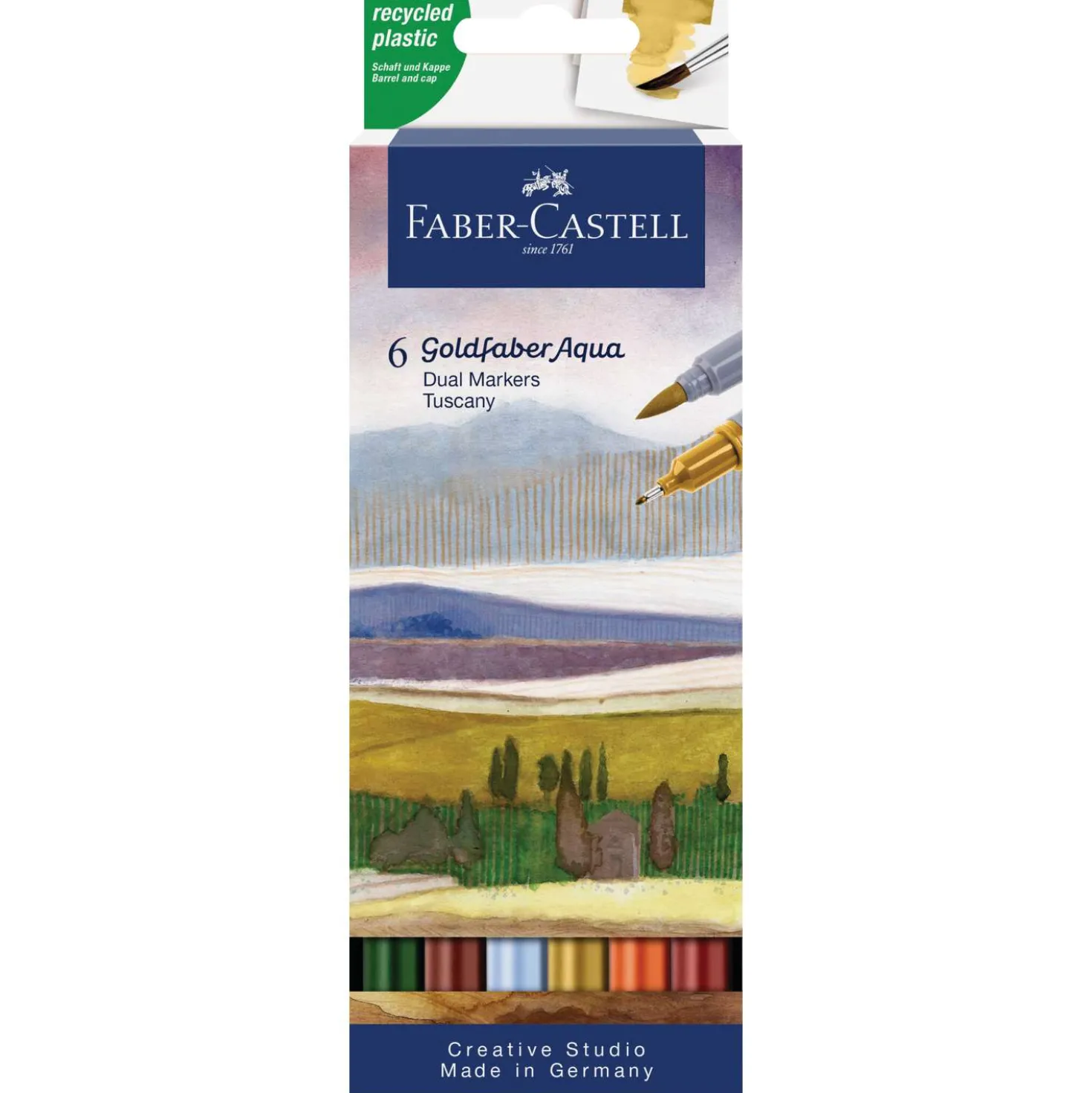 FABER-CASTELL Goldfaber Aqua Dual Marker 6er-Set