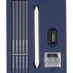FABER-CASTELL Goldfaber Charcoal Zeichenset, 8-teilig