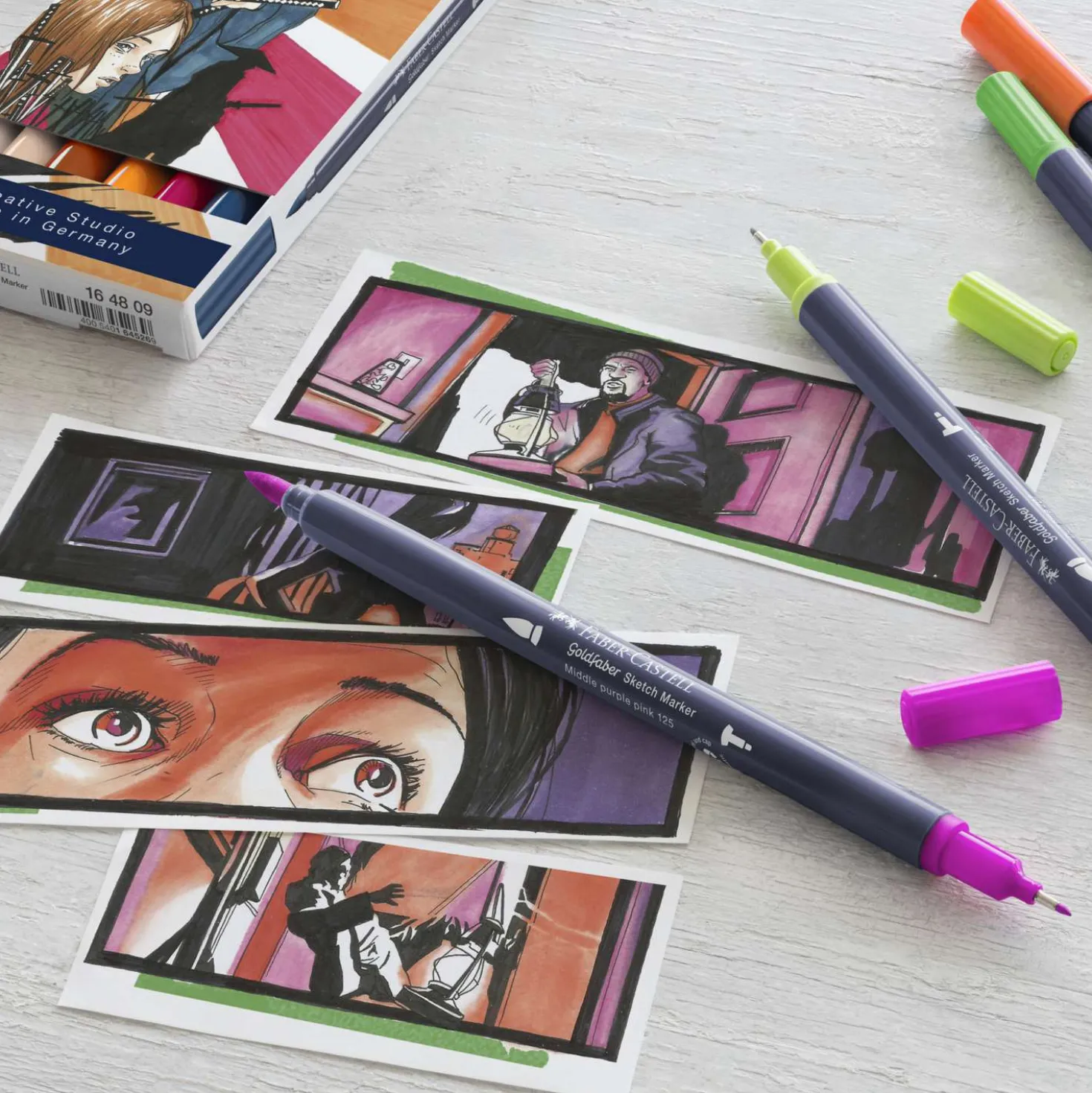 FABER-CASTELL Goldfaber Sketch Marker, 6er-Sets