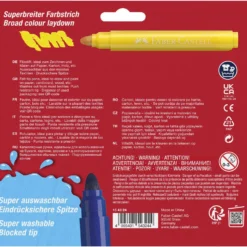 FABER-CASTELL Jumbo Superwashable Filzstift-Sets