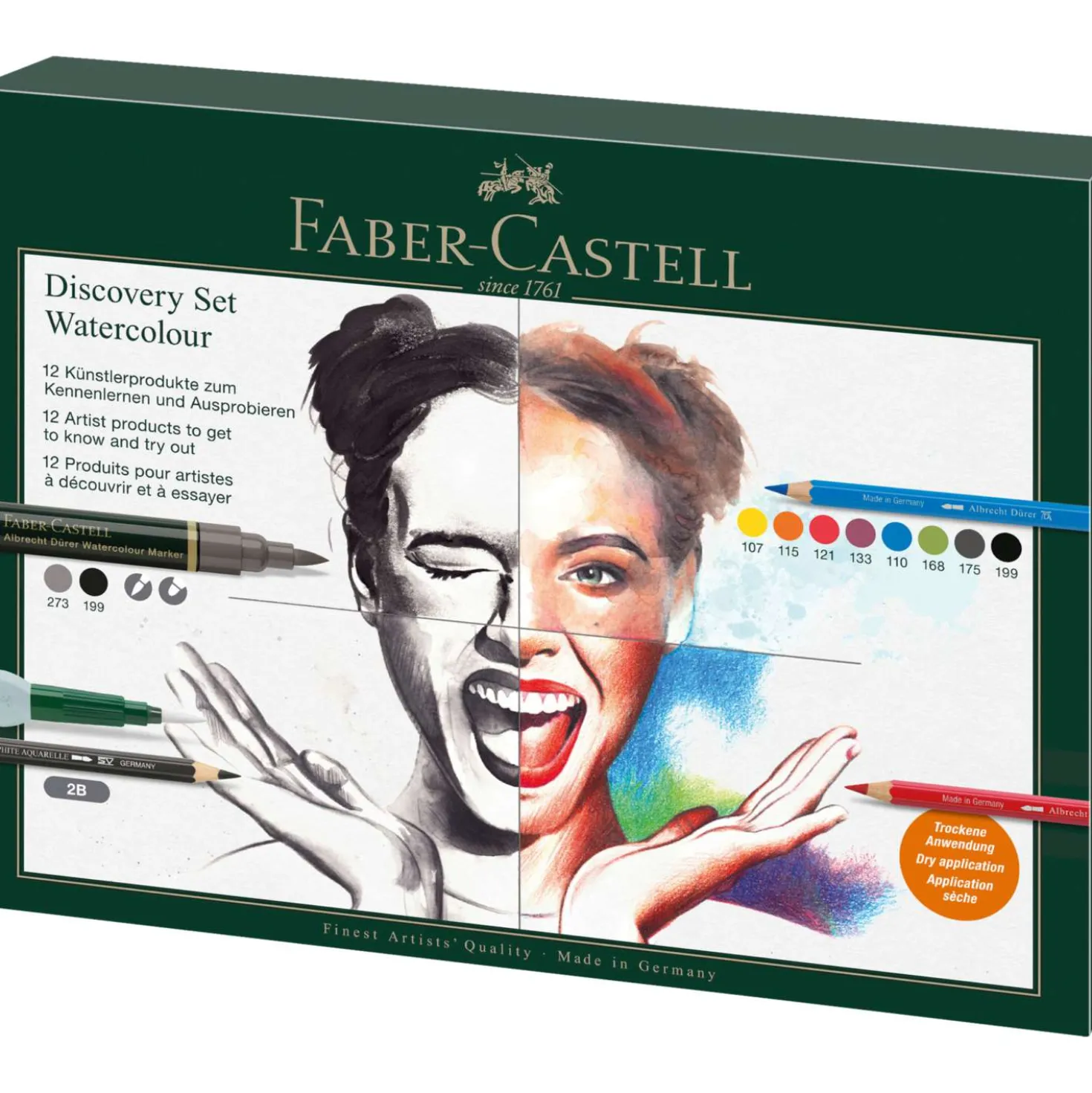 FABER-CASTELL Künstler-Set "Discovery Watercolour"