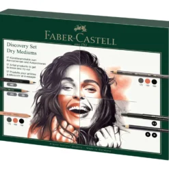FABER-CASTELL Künstler-Set "Discovery Dry Mediums"