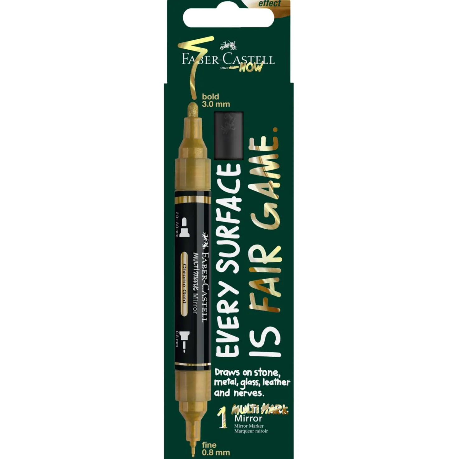FABER-CASTELL Mirror Marker Multimark 550 Gold