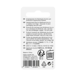 FABER-CASTELL Multimark Acrylic Marker Ersatzspitzen, zwei-Spitzen Marker