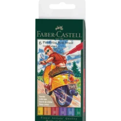 FABER-CASTELL PITT Artist Pen Brush 6er-Sets