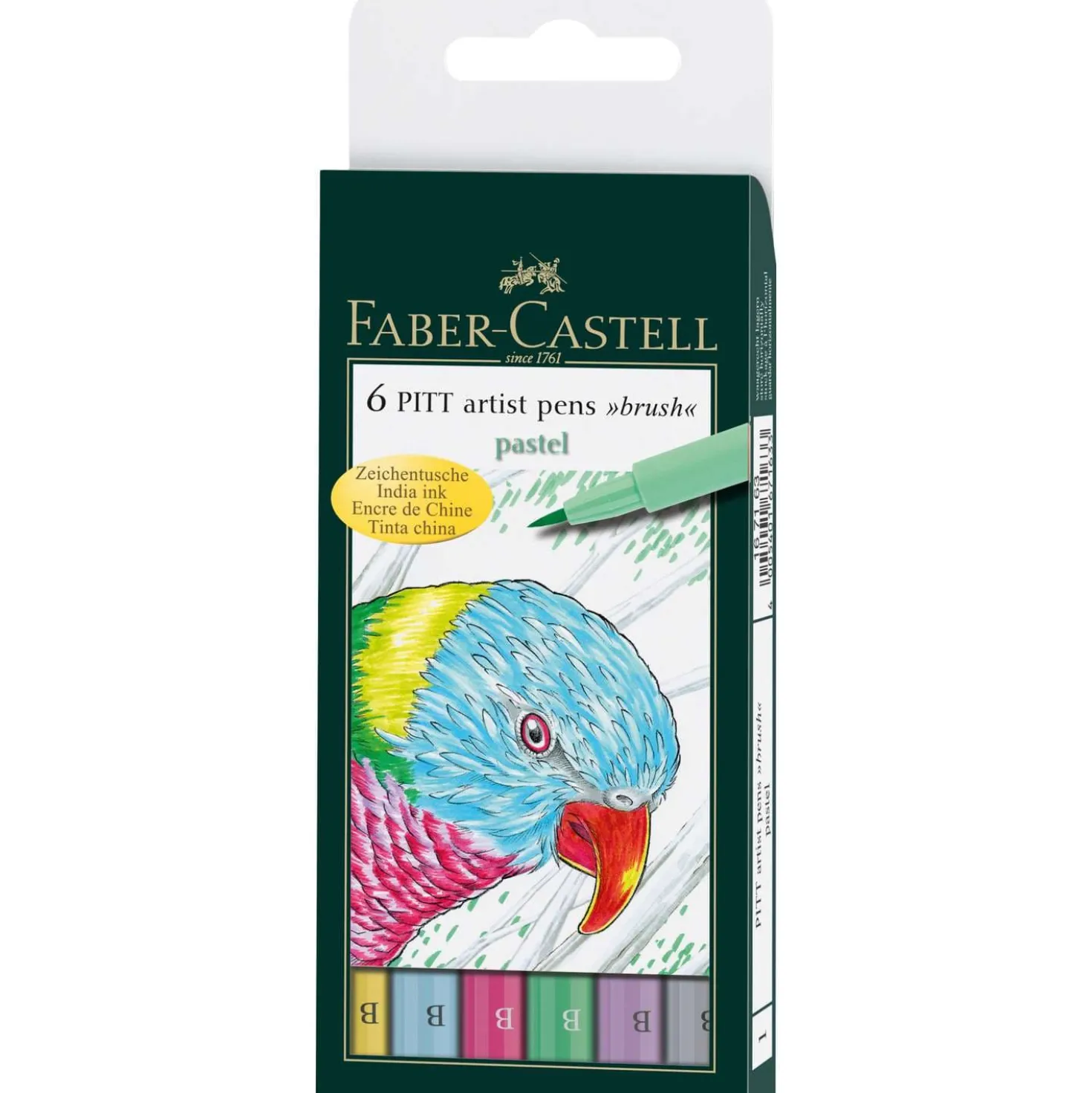 FABER-CASTELL PITT Artist Pen Brush 6er-Sets