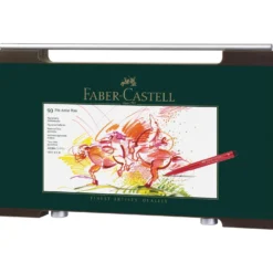 FABER-CASTELL PITT Artist Pen - 90er-Set im Holzkoffer