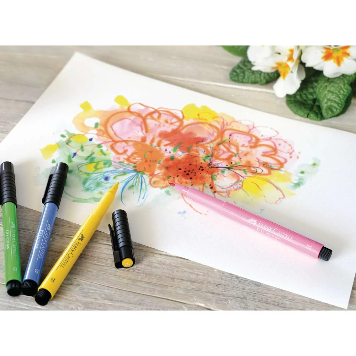 FABER-CASTELL PITT Artist Pen B Tuschemarker, einzeln