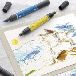 FABER-CASTELL Pitt Artist Pen Dual Marker Tuschestift, einzeln