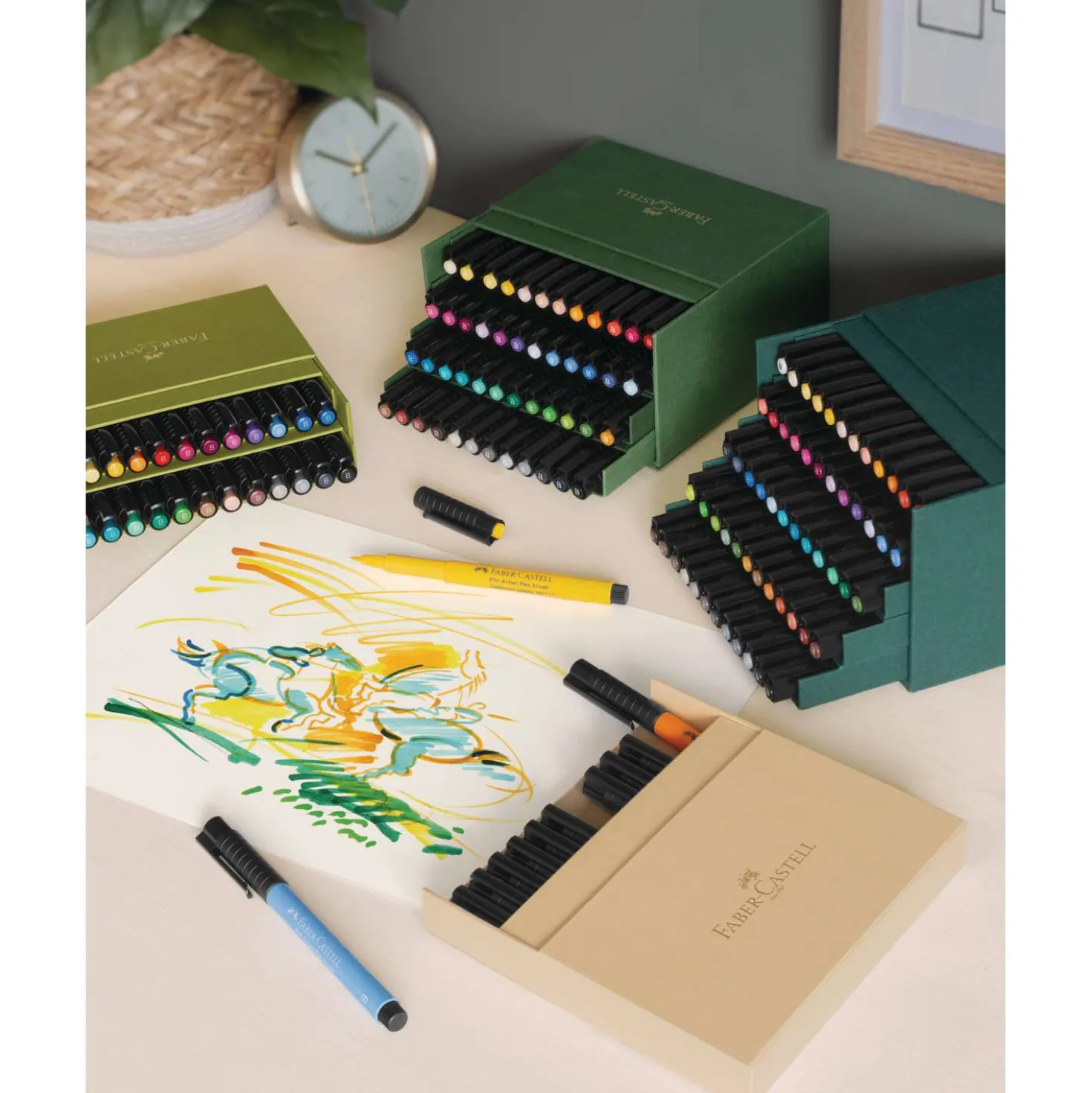 FABER-CASTELL PITT Artist Pen Brush Atelierboxen