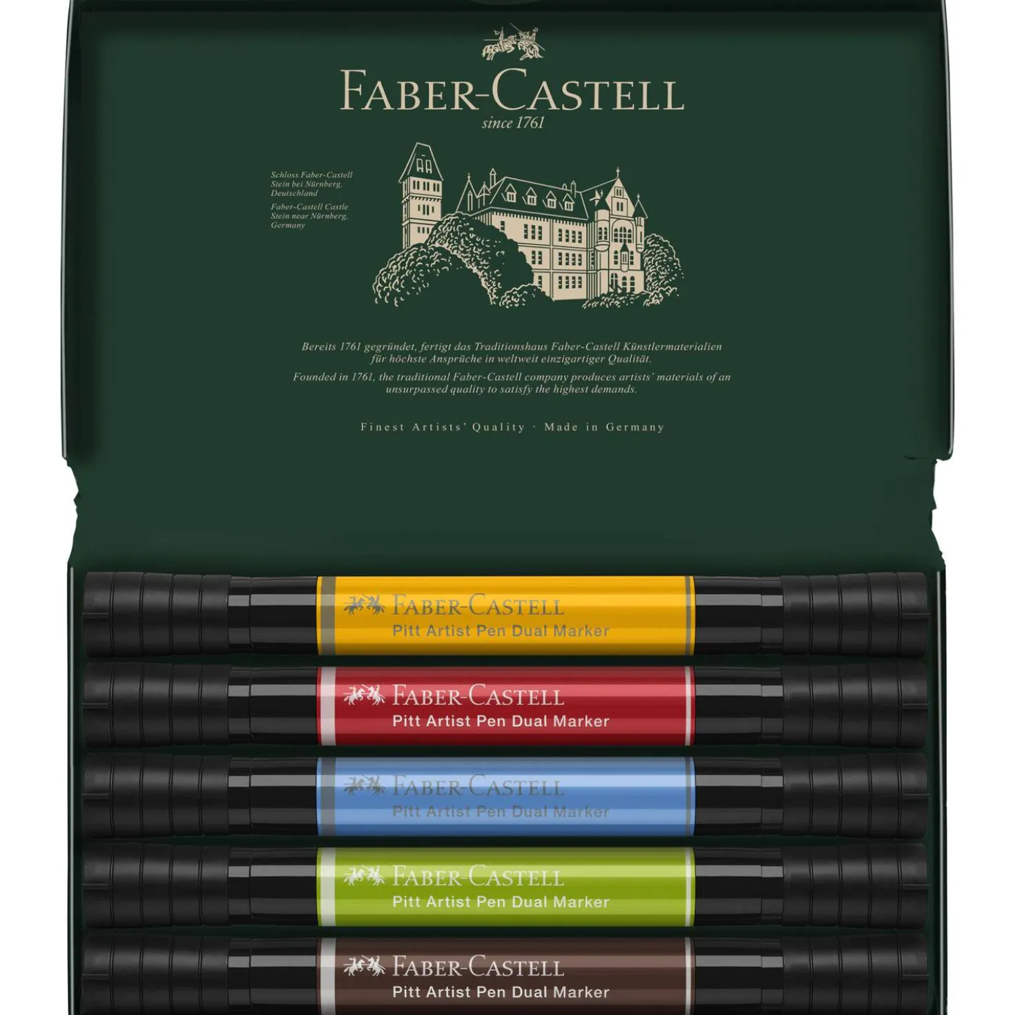 FABER-CASTELL Pitt Artist Pen Dual Marker im Kartonetui