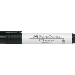 FABER-CASTELL Pitt® artist pen Tuschestift weiß, einzeln