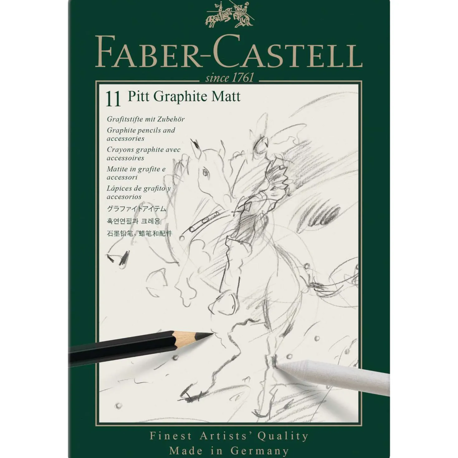 FABER-CASTELL Pitt Graphite Matt im Metall-Etui